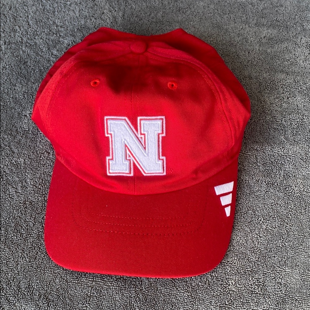 Adidas Red Nebraska cap